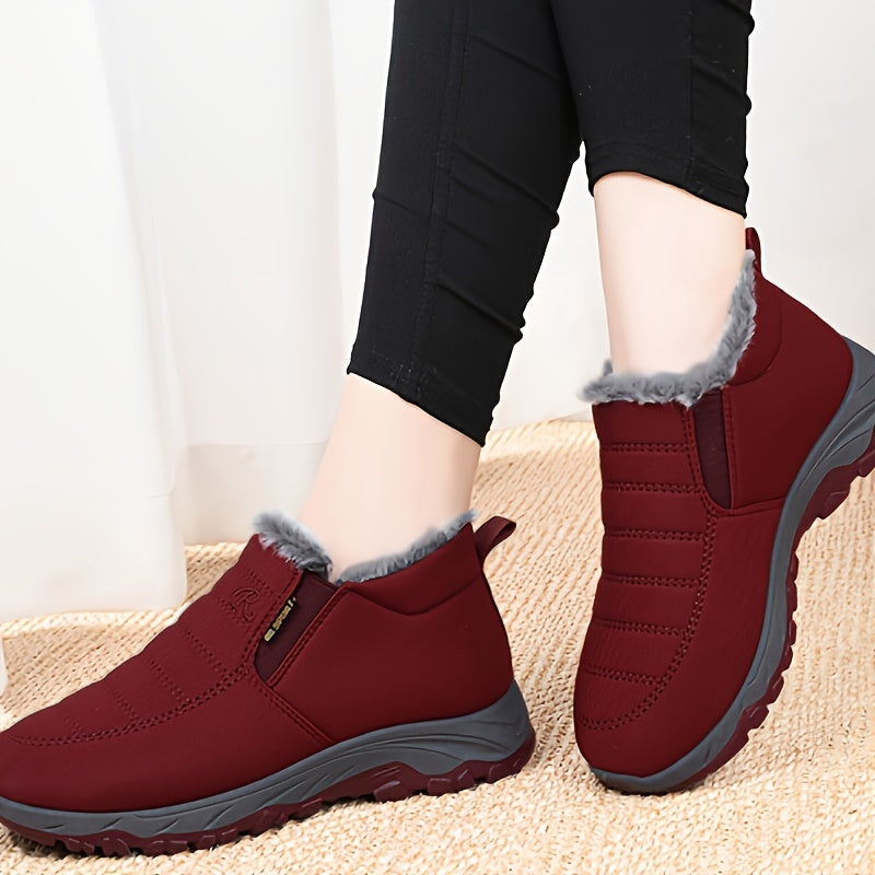 Women's Insulated Winter Boots Plush Lined Snow Shoes