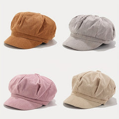 British Retro Octagonal Hat for Men and Women
