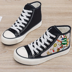 Plush Lined Thermal Canvas Sneakers