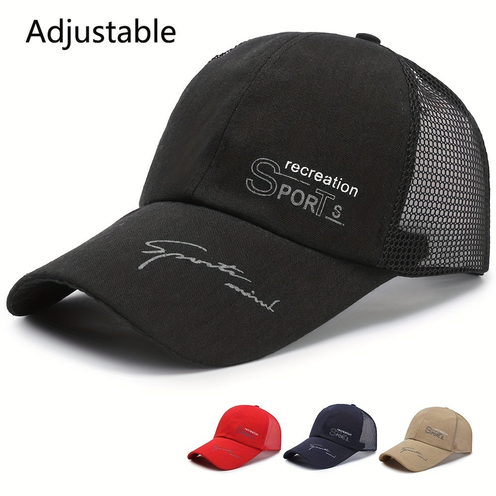 Men's Summer SPORT Mesh Hat Outdoor Fishing Cap