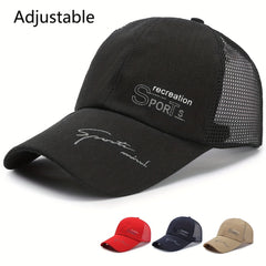 Men's Summer SPORT Mesh Hat Outdoor Fishing Cap