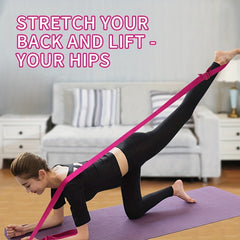 Yoga Stretch Belt Fitness Training Resistance Band