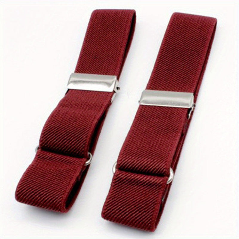 2pcs Adjustable Arm Band Anti Slip Shirt Garter Holders