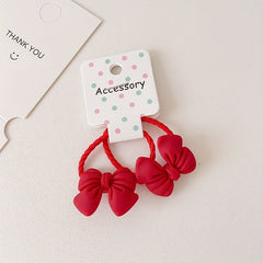 Bow Hair Ties Hair Bands Set Gift For Baby Girls