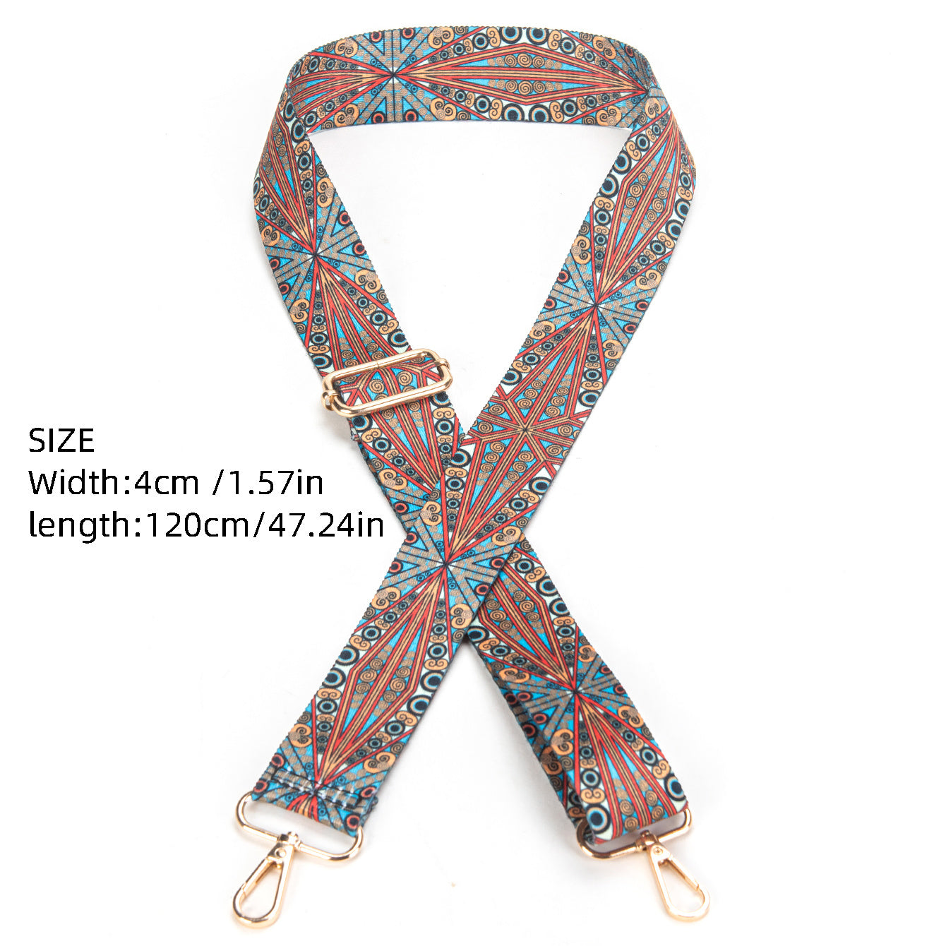 Colorful Boho Style Shoulder Strap for Crossbody Bag