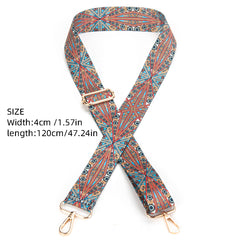 Colorful Boho Style Shoulder Strap for Crossbody Bag