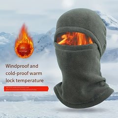 Men's Outdoor Sports Warm Hat with Neck Gaiter Coldproof Windproof Hat
