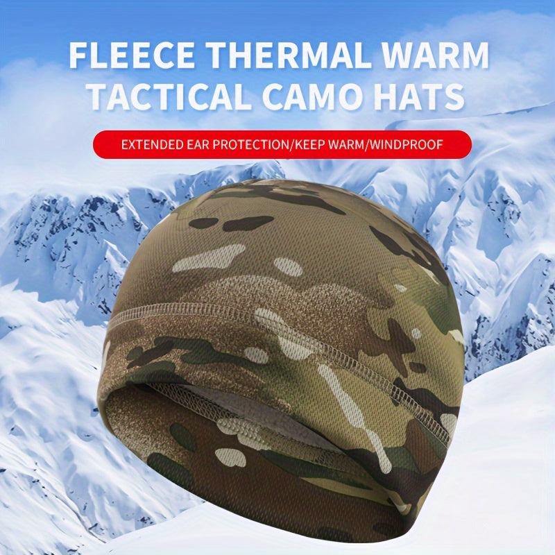 Winter Split Warm Headgear Camo Balaklava Hat