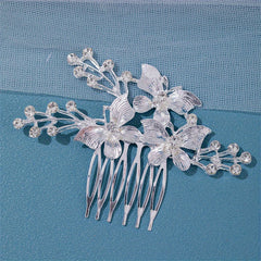 Girls Rhinestone Hairpin Crystal Butterfly Hairpin - Fairy Hair Access.