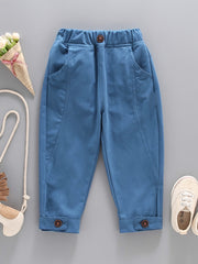 Boys Casual Pants with Pockets Spring/Autumn Kids Clothes