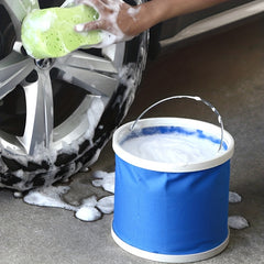 1pc Folding Bucket Portable Water Bucket Large Foldable Car Washing Bucket