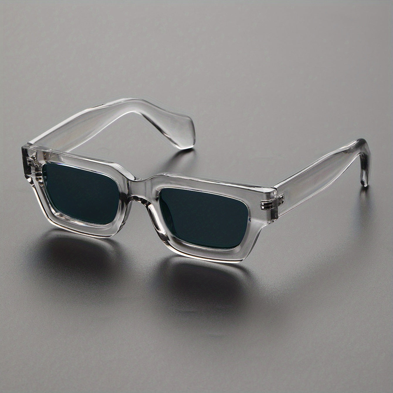 Men's Small Square Thick Edge Sunglasses UV Protection