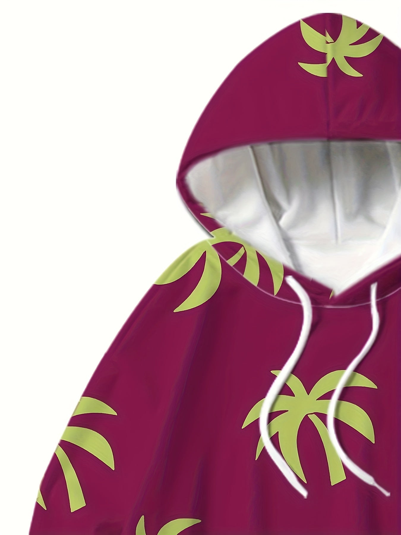 Flowers Print Men's 2pcs Hoodie & Sweatpants Set