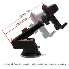 Car Suction Cups Phone Holder Extendable Windshield Dashboard Mount
