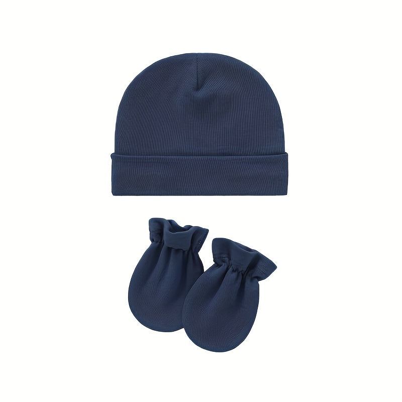 4 Pairs Gloves 4 Beanie Hats Breathable Knit Warm Winter Accessories