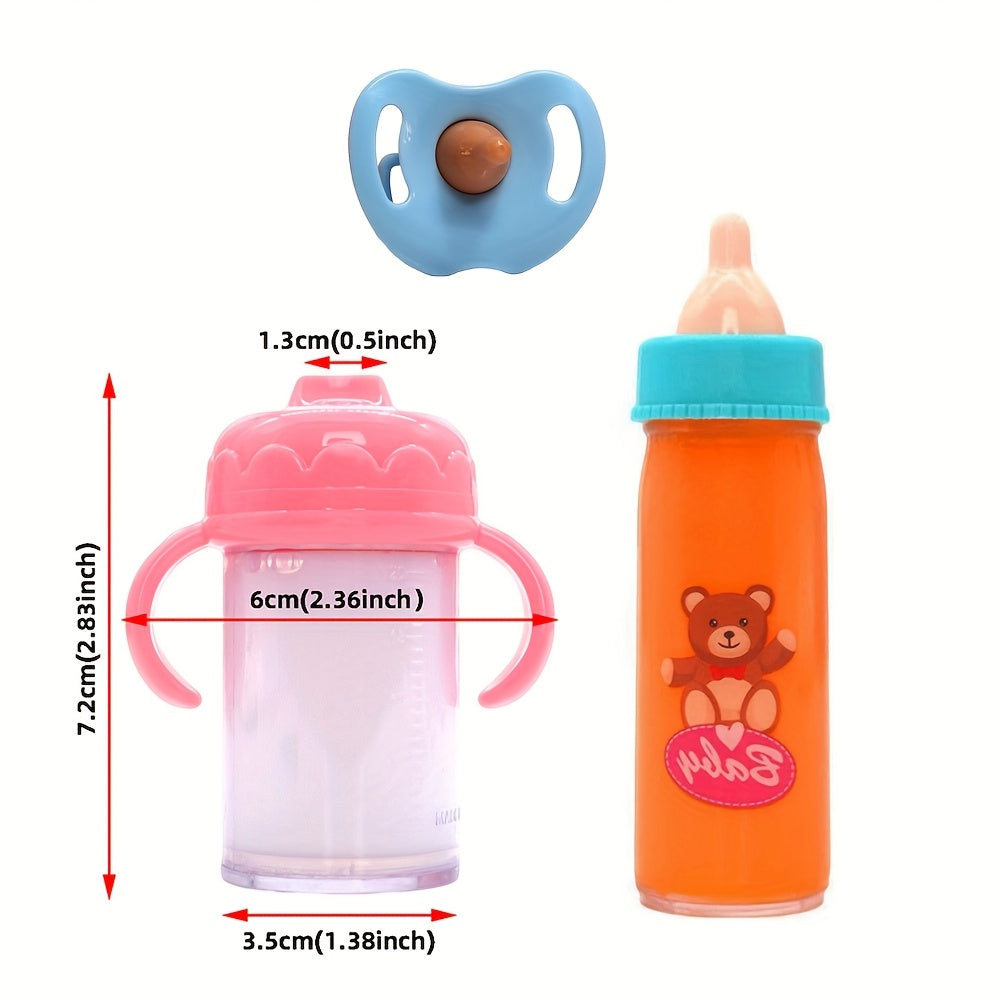 Magical Baby Bottle Toy Dollhouse Accessories Pretend Play Juice Bottle Toy