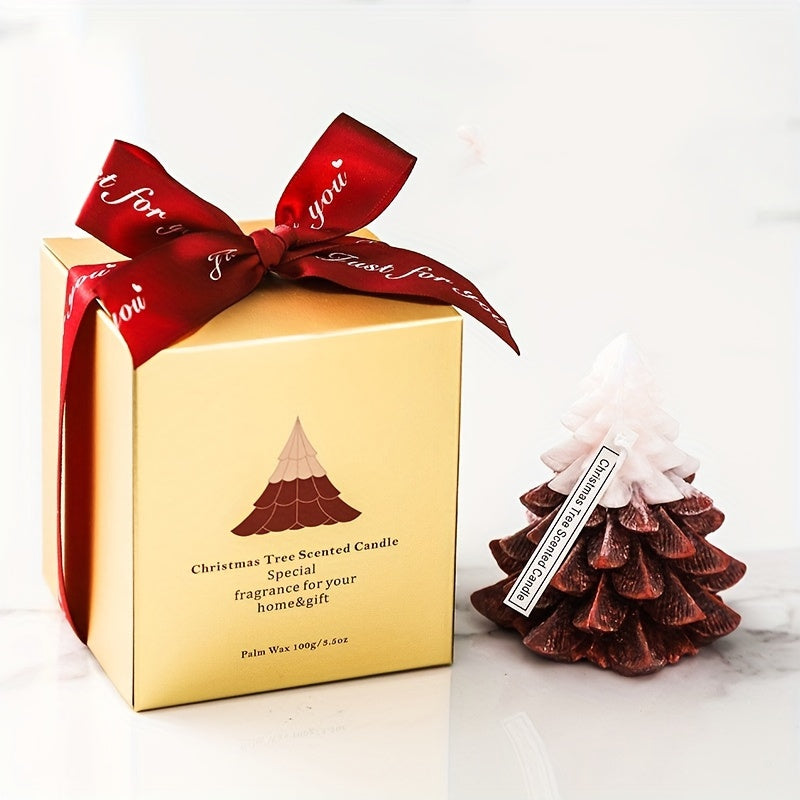 Christmas Tree Aromatherapy Candle for Home Decoration