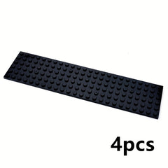 4pcs Thin Bricks 3026 Plate 6x24 Dots DIY Building Blocks Toy
