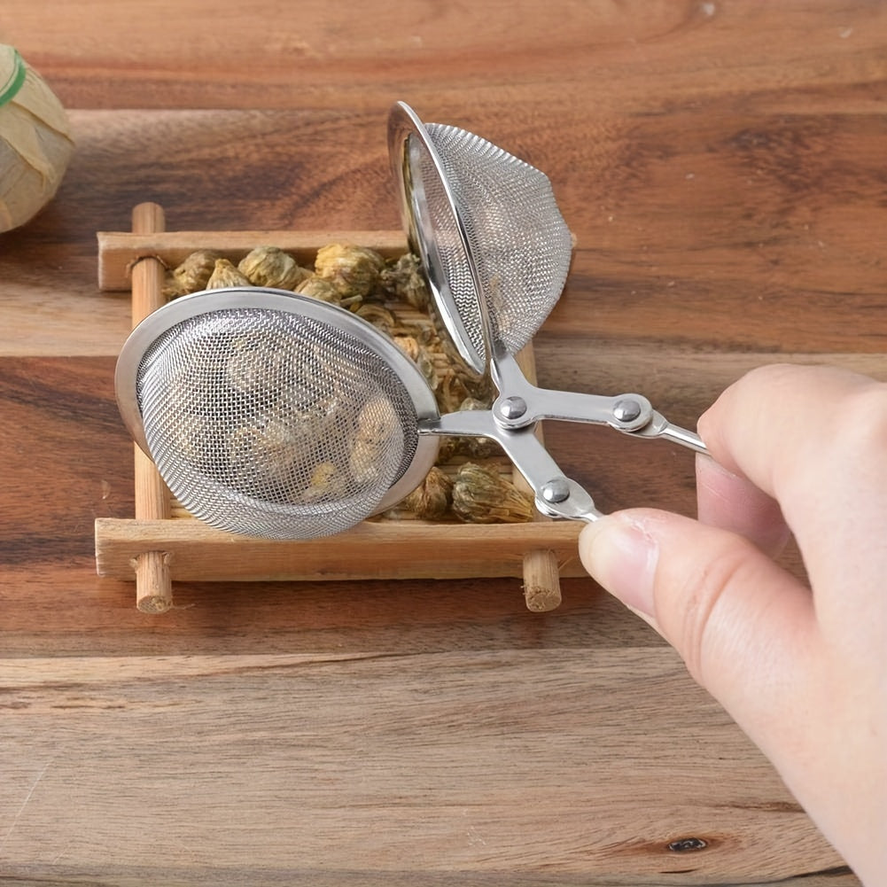 5 Large Stainless Steel Tea Filter for Seasoning