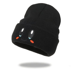 Kids Embroidery Warm Knit Hat for Fall/Winter