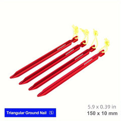 4pcs Tent Pegs for Hard Snow Floor Outdoor Camping