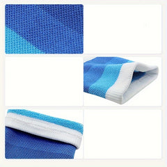 2pcs Thin Unisex Wrist Guard Anti-sweat Striped Wristband