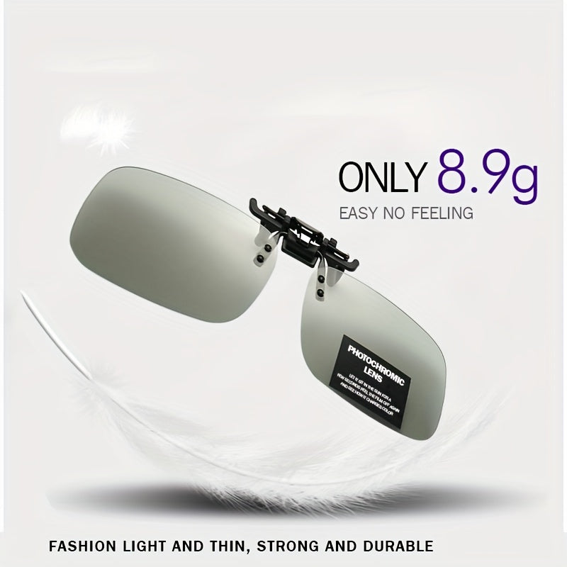 Polarized Clip-On Sunglasses UV Protection Men Driving