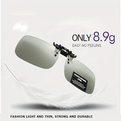 Polarized Clip-On Sunglasses UV Protection Men Driving