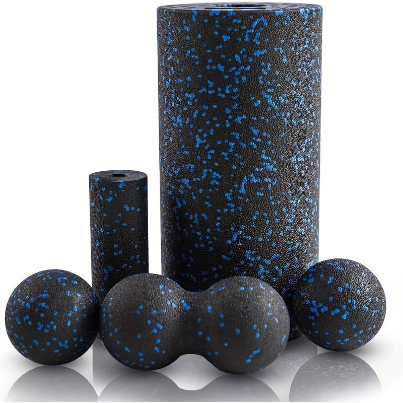 5pcs Foam Roller Set for Massage Pilates Yoga Back Roller Foot Massage Ball