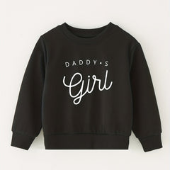 DADDY'S GIRL Round Neck Sweatshirt for Kids