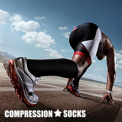 Compression Socks 4 pairs 15-20mmHg for Running Nurses Recovery