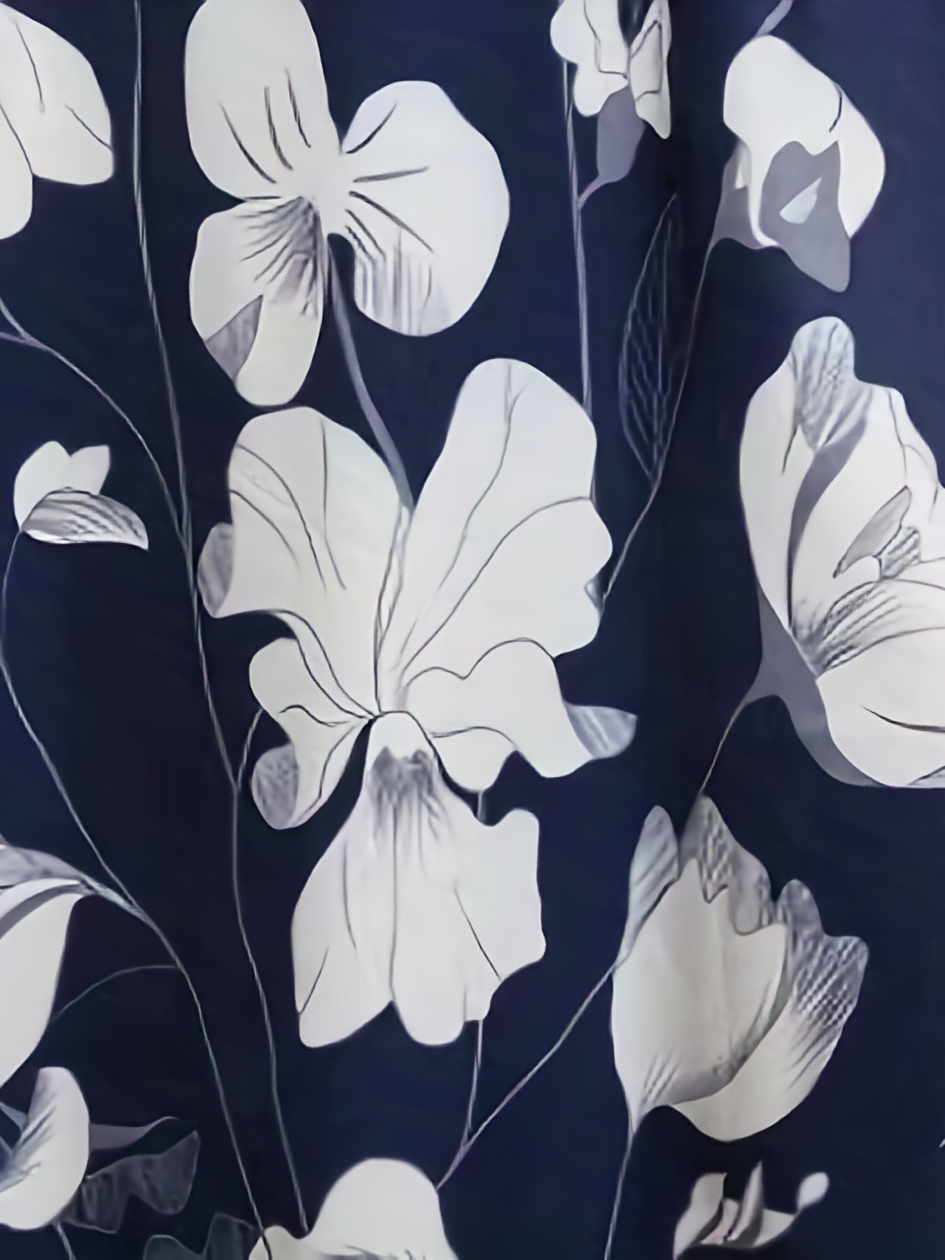Floral Print Short Sleeve Midi Dress