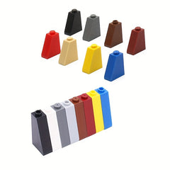 Small Particles for Loose 2X1X2 65 Slanted Ramp 2X1X3 75 Vertical Ramp Brick