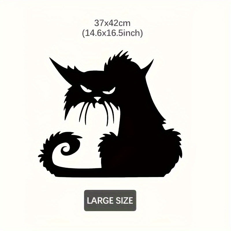 Halloween Cat Window Wall Sticker for Home Decoration
