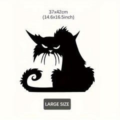 Halloween Cat Window Wall Sticker for Home Decoration