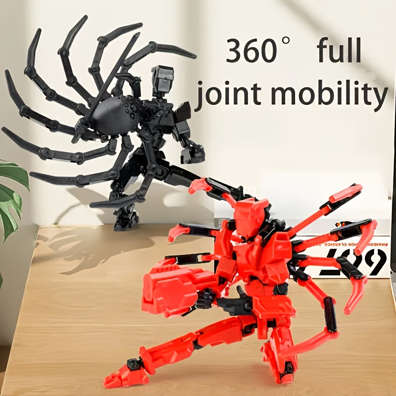 6 Colors Full Body Jointed Action Figures Set DIY Mecha Toys