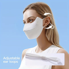 Ice Silk Face Mask UV Protection Washable Mask