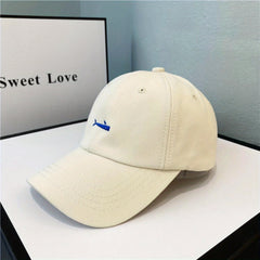 Shark Embroidery Baseball Cap Adjustable Sunscreen Dad Hats