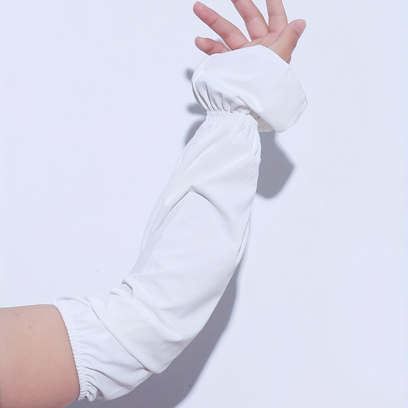 Cherry Embroidery Sleeves Soft Sunscreen Gloves UV Protection