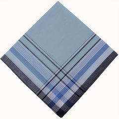 12pcs Pocket Square Hankies Lightweight Beige and Gray