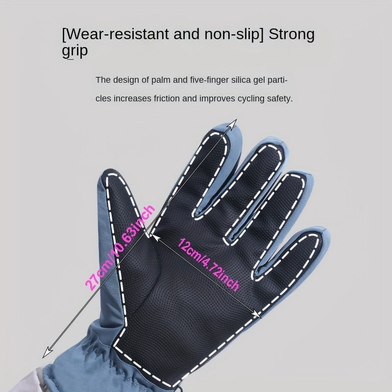 Winter Skiing Gloves Waterproof Touch Screen Warm Outdoor Riding Gloves