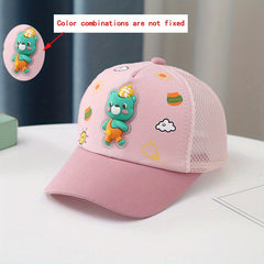 Cartoon Adjustable Sun Protection Baseball Cap for Kids