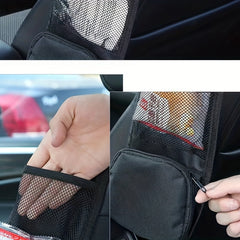 Minimalist Solid Storage Bag Lightweight Car Seat Bag Nylon Travel Accessories