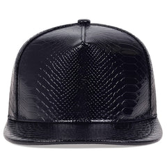Men's PU Leather Hip Hop Cap