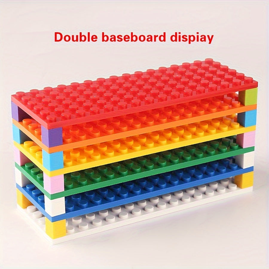Small Building Blocks Baseboard 6x16 Dot DIY Small Particle Baseboard Accessorie