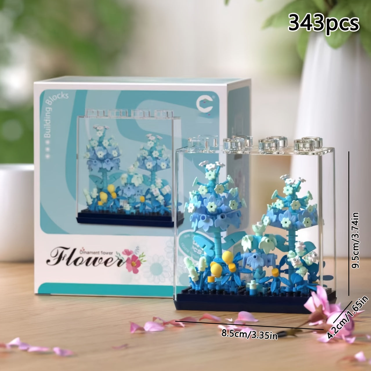 Micro Bead Building Blocks Flower Kit - Eternal Sunflower Carnation
