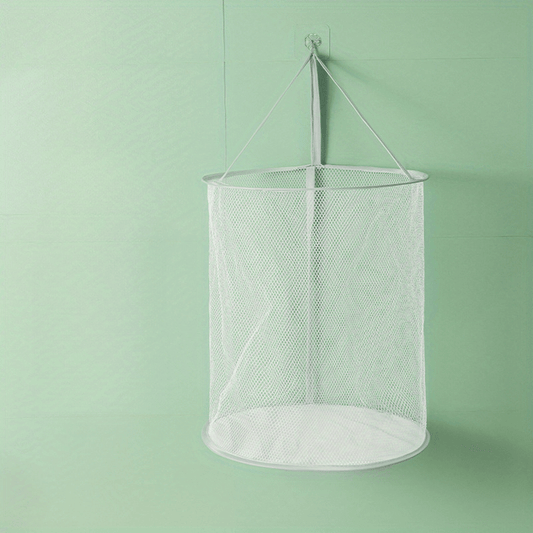 Folding Mesh Dirty Clothes Basket Large Capacity Laundry Bag