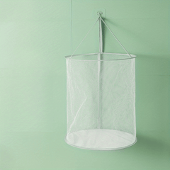 Folding Mesh Dirty Clothes Basket Large Capacity Laundry Bag