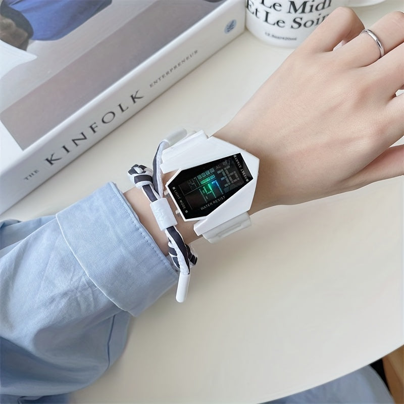 Waterproof Aircraft Watch Luminous Electronic Children's Watch