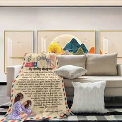 Flannel Blanket Mother's Blessing Gift Soft Warm Bed Sofa Use